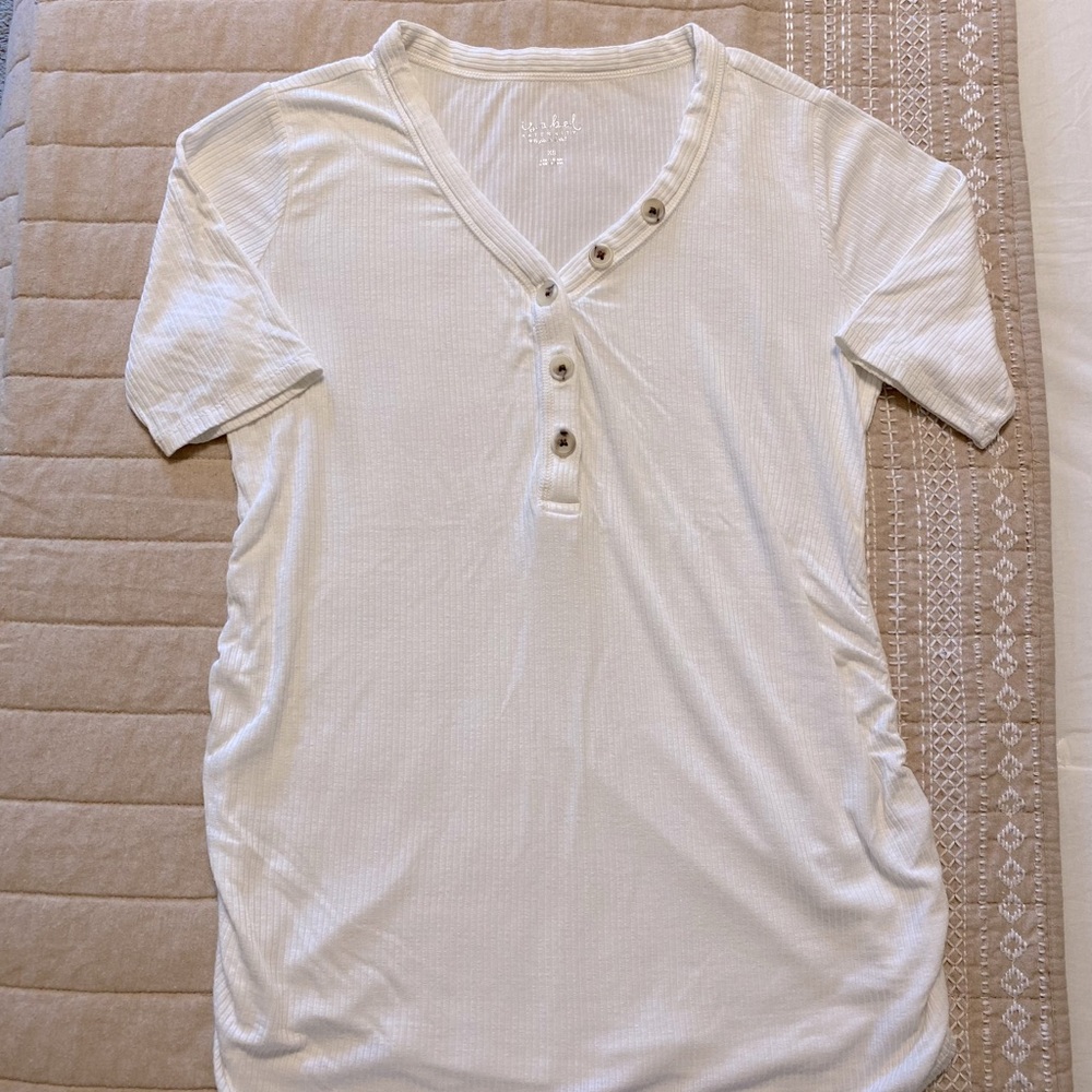 ISABEL MATERNITY | casual ribbed tee